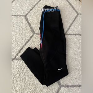 SOLD Off White Nike Pro black womens leggings limited edition collab